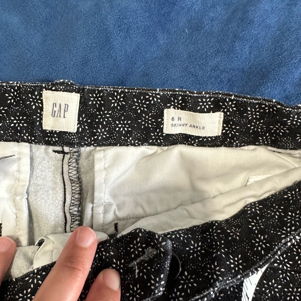 GAP Monochrome Starburst Print Trousers